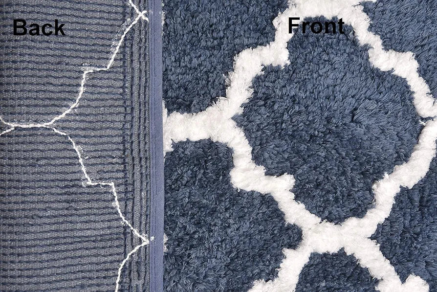 AEROHAVEN™ Glorious Super Soft Microfiber Abstract Moroccan Designer Anti Slip Bathmat 