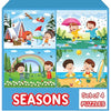 Wondrbox Seasons Jigsaw Puzzles For Kids Educational Toy Seasons Set of 4 Puzzles in Box