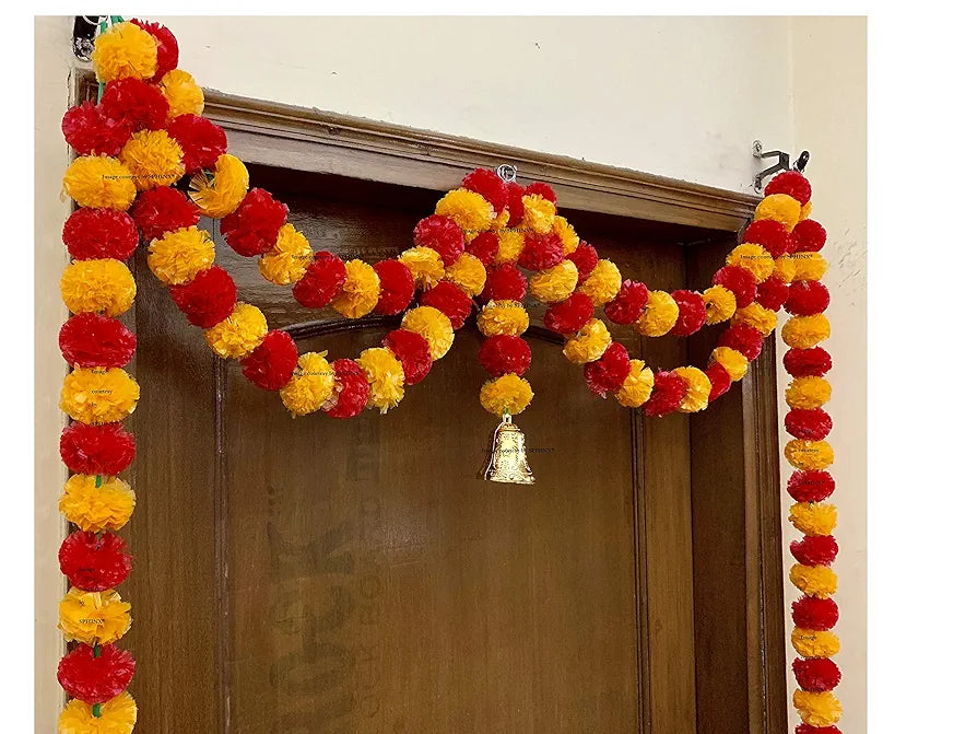 SPHINX Artificial Marigold Flowers Garland , 1 Piece