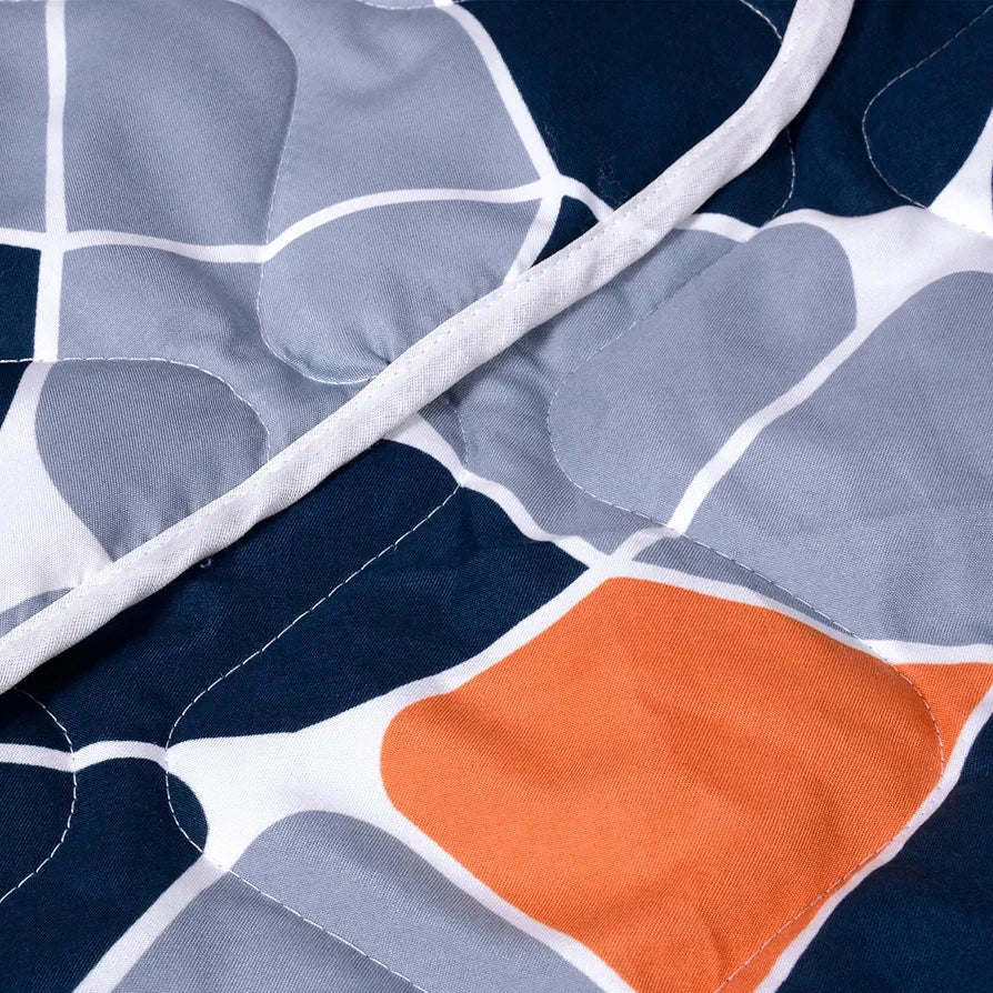 Divine Casa 120 GSM Microfiber All Season Single Bed Comforter |Super Soft Reversible Throw Blanket Duvets - | TC - 120