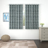 Story@Home Blackout Curtains for 5 Feet Window Long 1 Piece Colour Grey