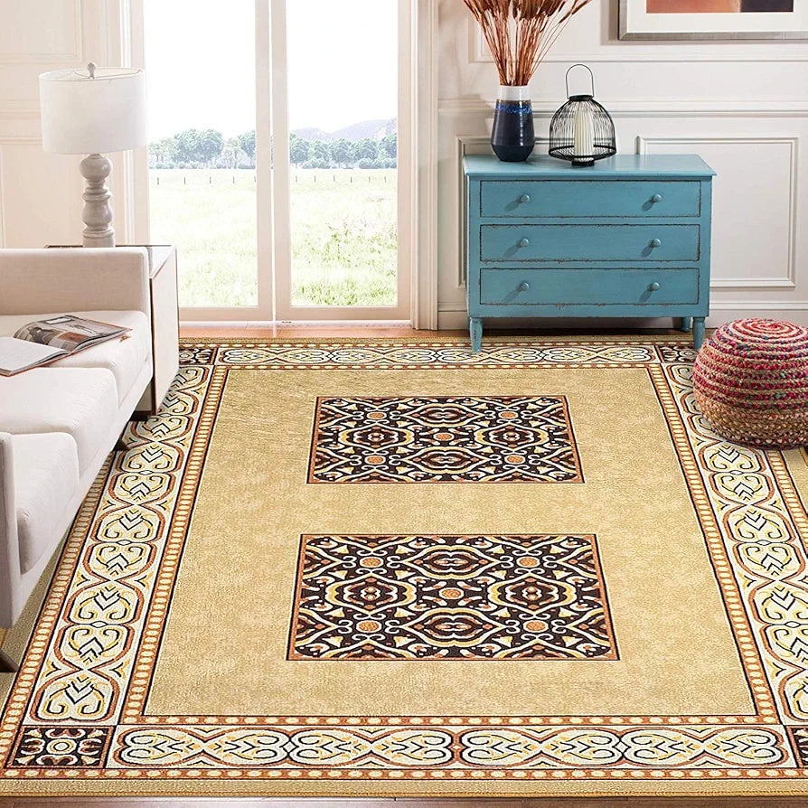 Status Contract 3D Printed Carpet Rug Runner For Bedroom/Living Area/Home With Anti Slip Backing -Pack Of 1, Multicolor