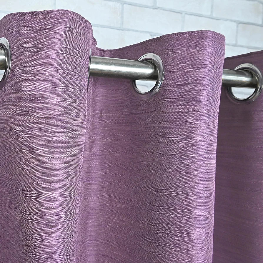 Divine Casa 7 Feet Blackout Door Curtain | Luxurious Room Darkening | Thermal Insulated & Noise Reducing Polyester Panel | Elegant Opaque Single Curtain for Home & Office