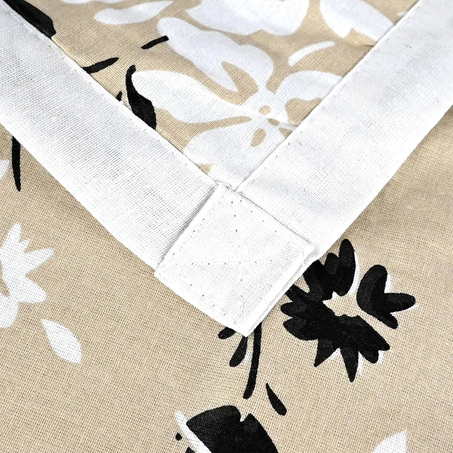 Divine Casa 100% Cotton Double Bed Dohar | Lightweight & Breathable AC Blanket | Reversible Summer Quilt | 220 x 205 CM, Ivory & Sunflower Yellow