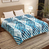 Story@Home Polyester All-Season AC Double Size Finley Blanket Abstract, Slate Grey Colour