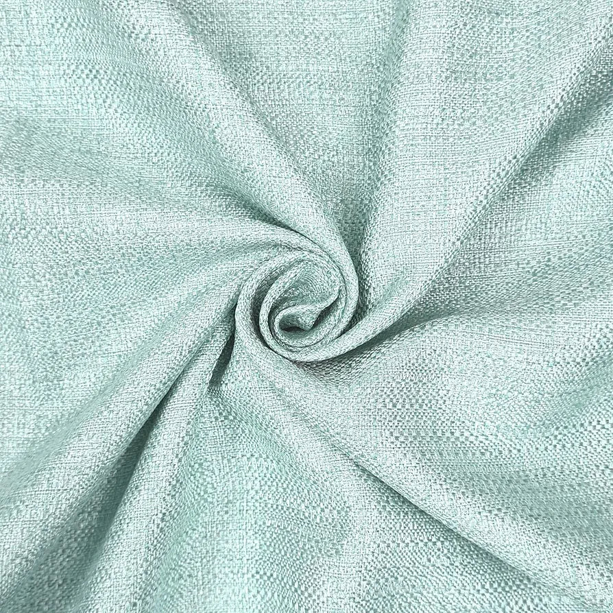 Divine Casa Textured Window Curtain 5 Feet | Cameo Green |Soft Polyester Panel with Metal Eyelets for Home Decor | 1 Piece
