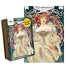 91knots - F. Champenois Imprimeur-editeur 140 Pieces Wooden Jigsaw Puzzle for Adults and Kids 5+ Years | Alphonse Maria Mucha 's Artwork