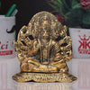 KridayKraft Panchmukhi Hanuman ji Metal Statue,Bajrangbali Murti for Pooja Room