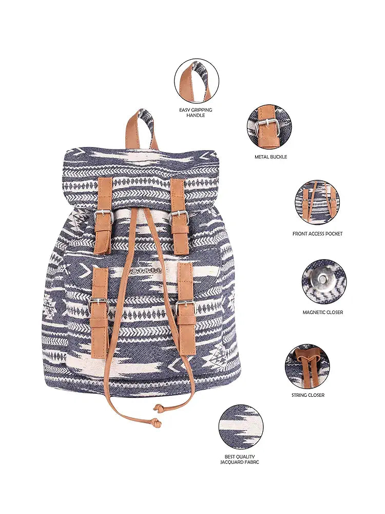 ASTRID Canvas Girls Backpack Medium Size