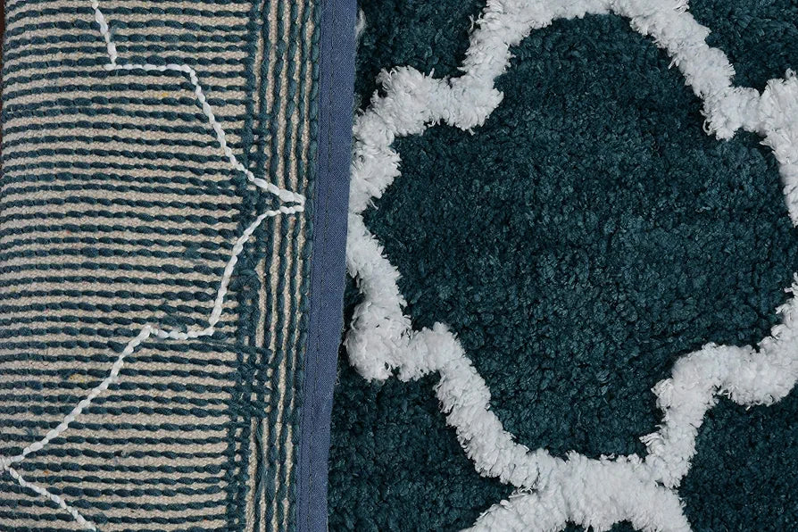 AEROHAVEN™ Glorious Super Soft Microfiber Abstract Moroccan Designer Anti Slip Bathmat 