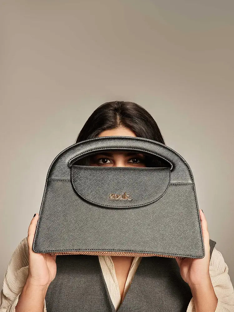 ZOUK Rhea Kapoor Sling Bag | Stylish Vegan Leather Crossbody Bag for Women |