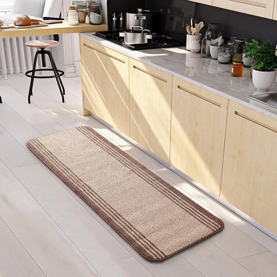 Saral Home Power Soft PP Yarn Durable & Washable Multipurpose Runner for Home/Kitchen/Living Area/Lobby/Office Entrance with Anti Skid Backing 