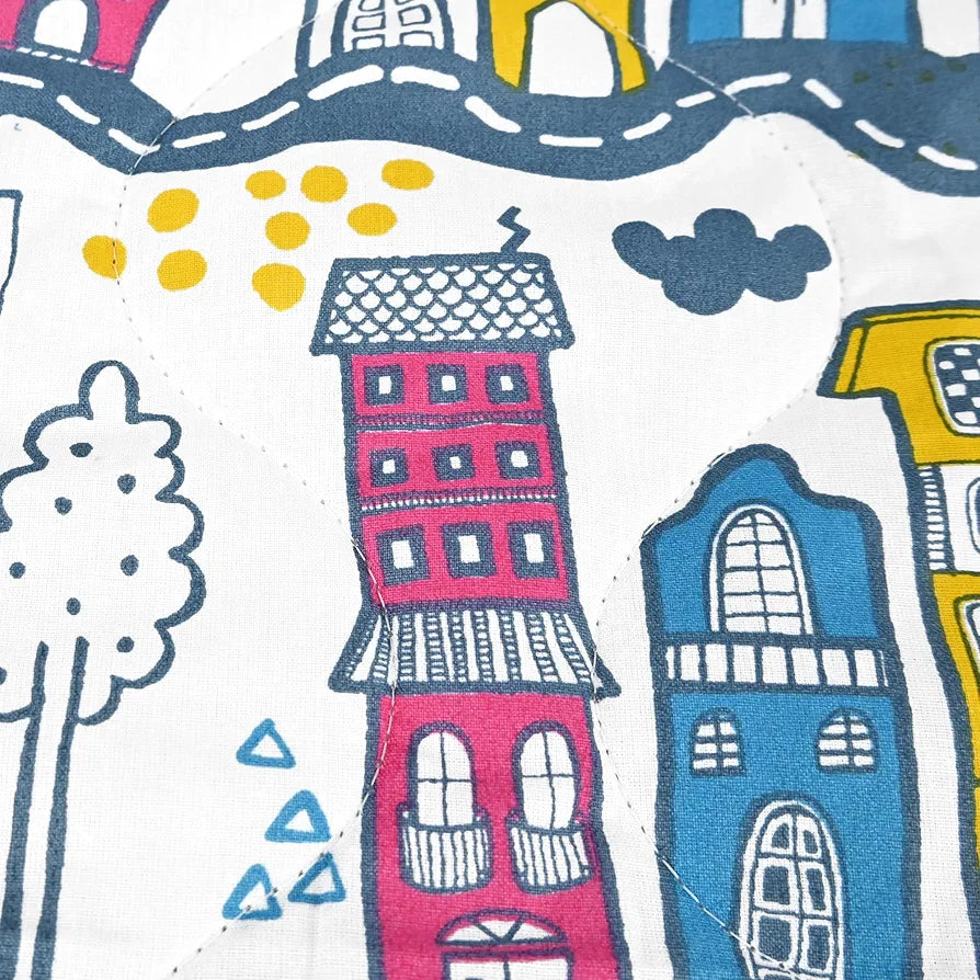 Divine Casa 120 GSM Cotton Single Bed Comforter | Soft & Lightweight Reversible All-Season Blanket | Cozy & Breathable Bedding for Adults | 230x 145 cm, Heaven White