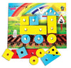 Skillofun Peg A Puzzle -Train Multi Color