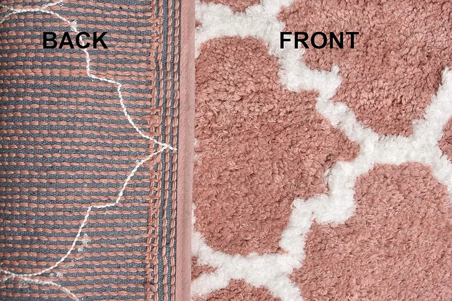 AEROHAVEN™ Glorious Super Soft Microfiber Abstract Moroccan Designer Anti Slip Bathmat 