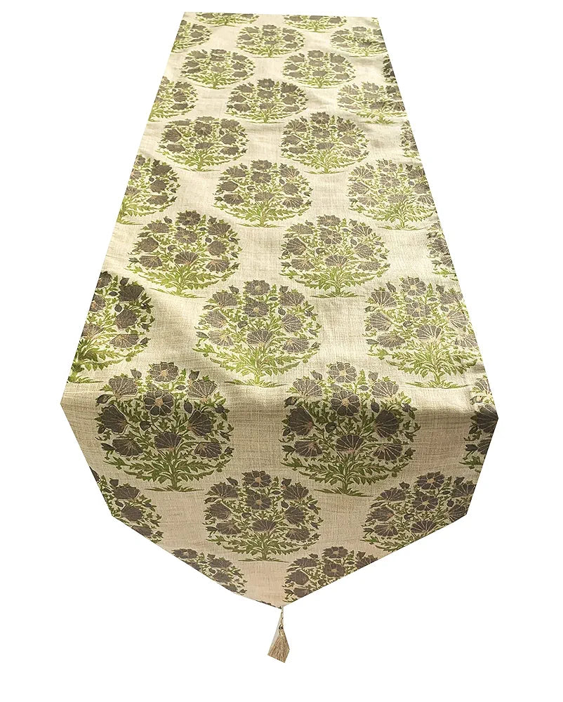 PINK PARROT Durable Dopian Silk Table Runner  - 1 Piece