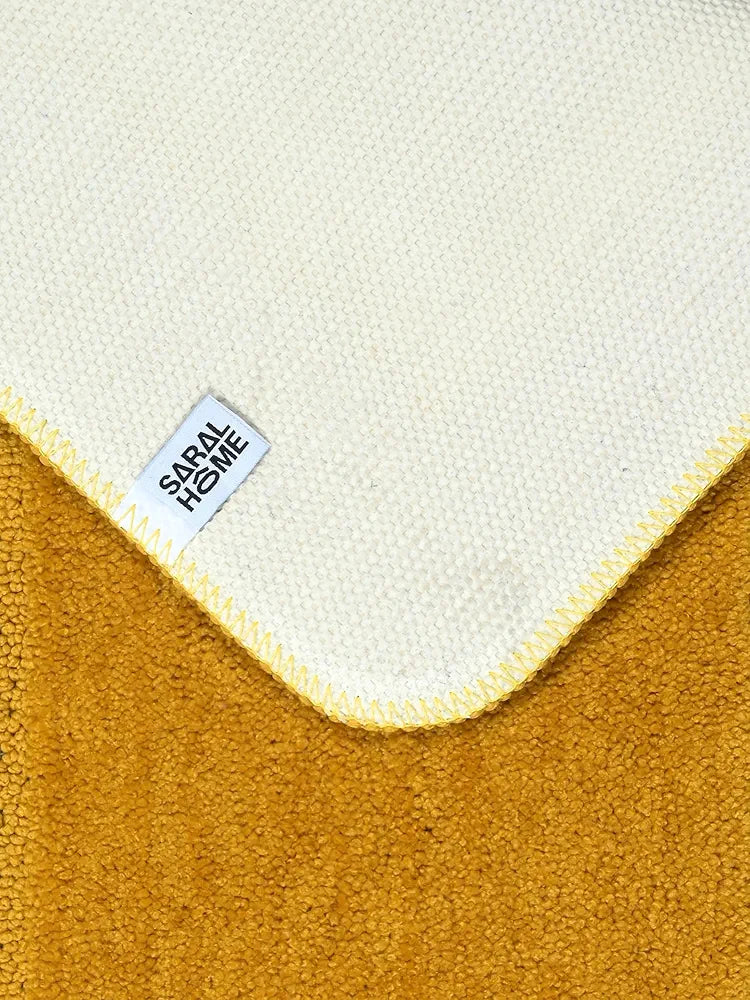 Saral Home - Good Morning Mat, Soft, Anti-Skid, Washable, Water Absorbent, Quick Drying, All time usable Bathmat/Doormat/Runner. Slip-Resistant Backing for Everyday Safety.