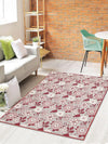Saral Home Cotton Jacquard Anti-Skid Carpet
