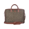 Zouk Laptop Bag for Women Ideal Jute & Vegan Leather Office Bags for Ladies