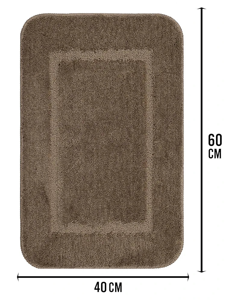 Saral Home - Good Morning Mat, Soft, Anti-Skid, Washable, Water Absorbent, Quick Drying, All time usable Bathmat/Doormat/Runner. Slip-Resistant Backing for Everyday Safety 2PC,