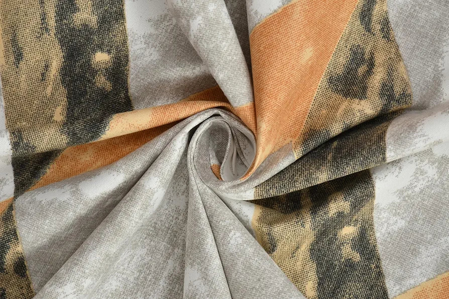 Homefab India 180 TC Microfiber Double BedSheet with 2 Pillow Covers -  -Beige-Brown