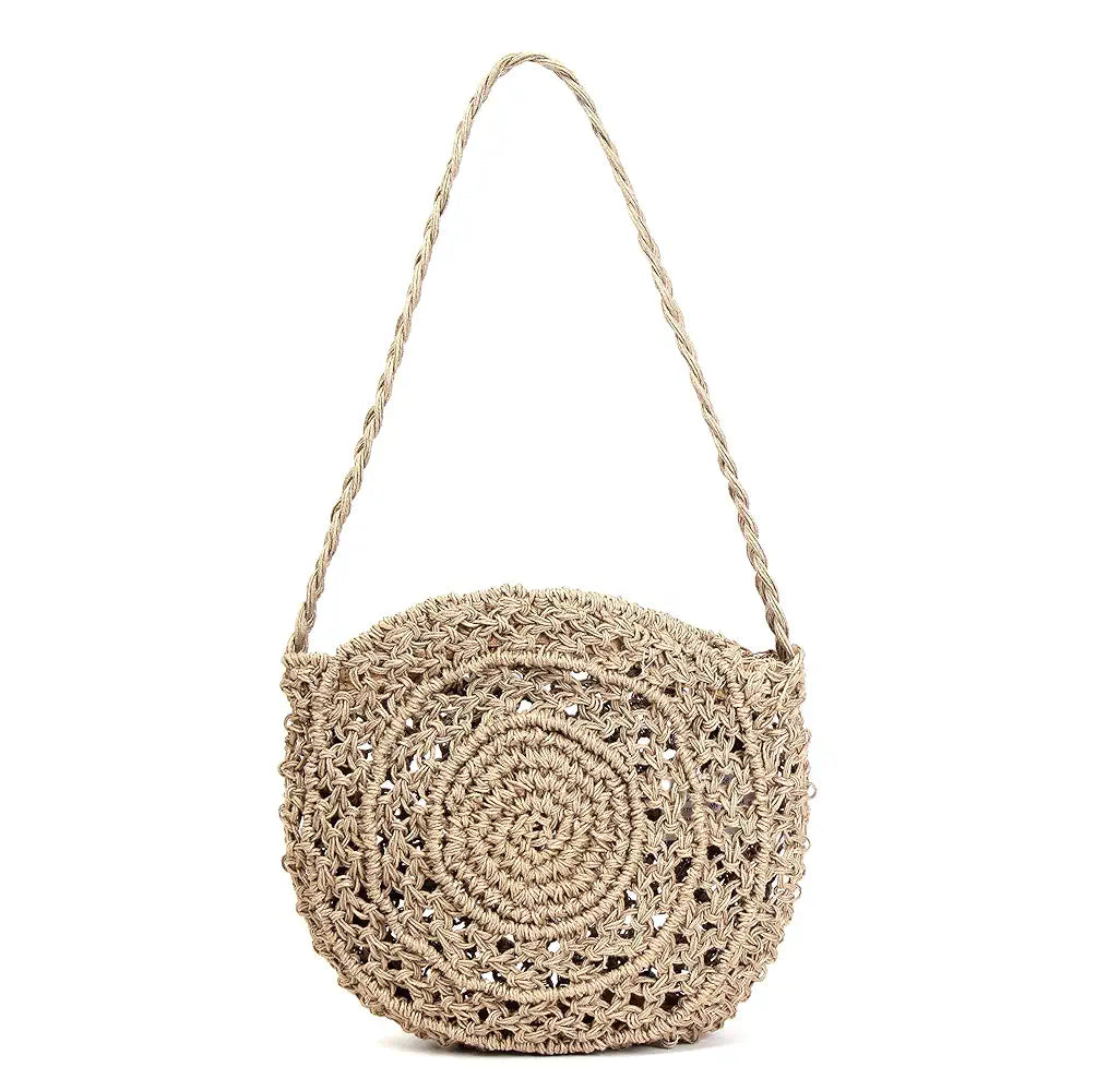 ASTRID Handmade Macrame Flap Over Sling Bag For Girls And Women