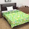 Divine Casa 120 GSM Microfiber Reversible Lightweight Printed Single Bed AC Dohar Blanket Colour Blush Green