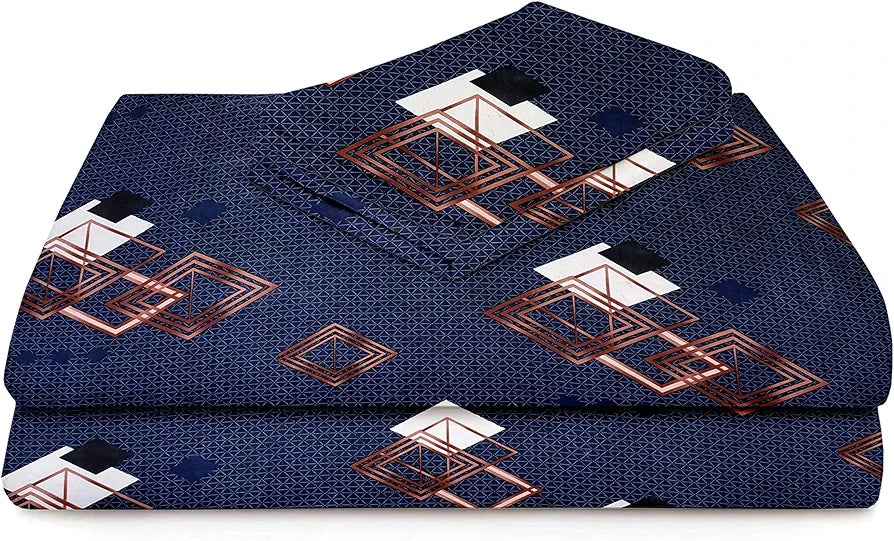 Microfiber 160 TC Flat Single Bedsheets for Summer Breathable | Wrinklefree  with 1 Pillow Covers 