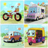 Butterfly EduFields 4-in-1 Vehicles Jigsaw Puzzle Set for Kids Age 3-7 | 38 Pcs Brain-Boosting Puzzle Toy