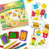 Imagimake Stamp Art Food Coloring & Stamping Set for Girls & Boys Multicolour