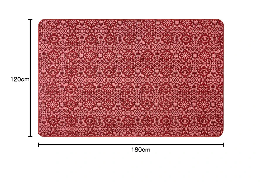 Saral Home Cotton Jacquard Anti-Skid Carpet 