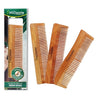 Omidazzle Kacchi Neem Wooden Comb for Multi-actions | Suited for All Hair Types | Combo | Pack of 3
