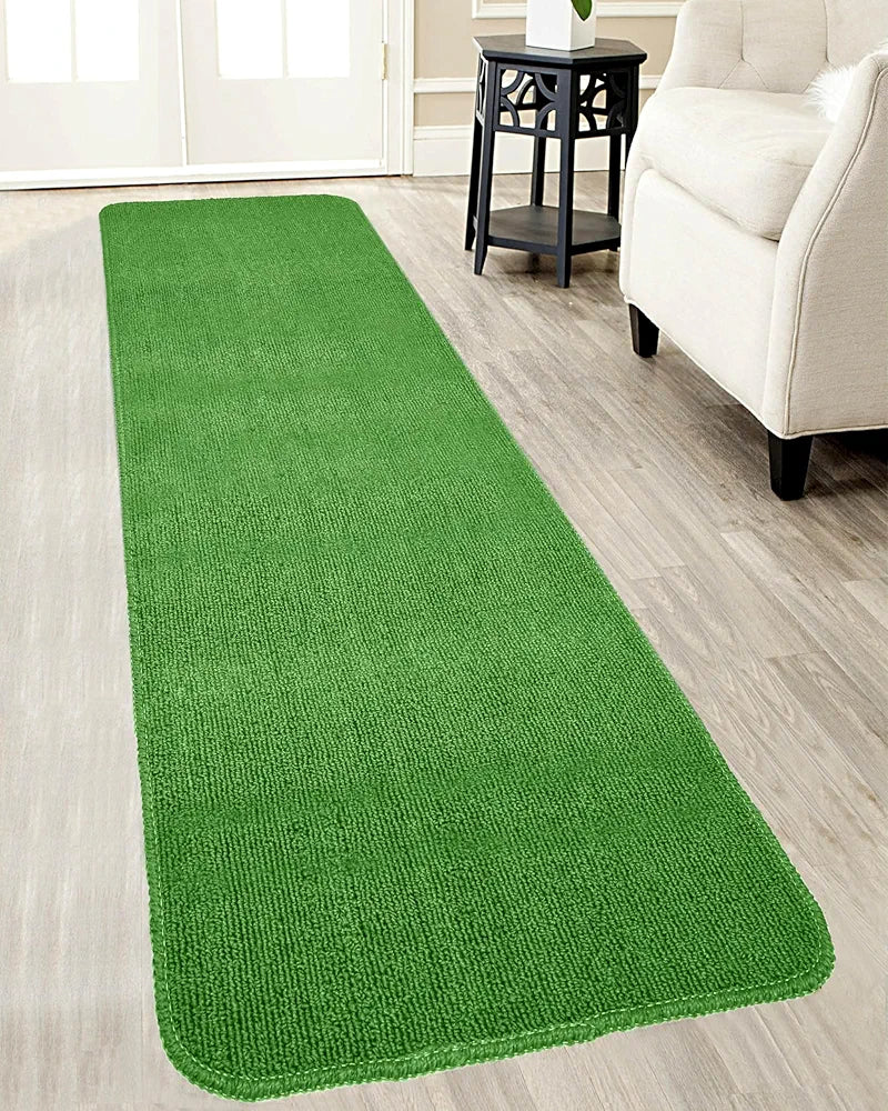 Saral Home Solid Soft PP Yarn Durable & Washable Multipurpose Runner for Home/Kitchen/Living Area/Lobby/Office Entrance with Anti Skid Backing 