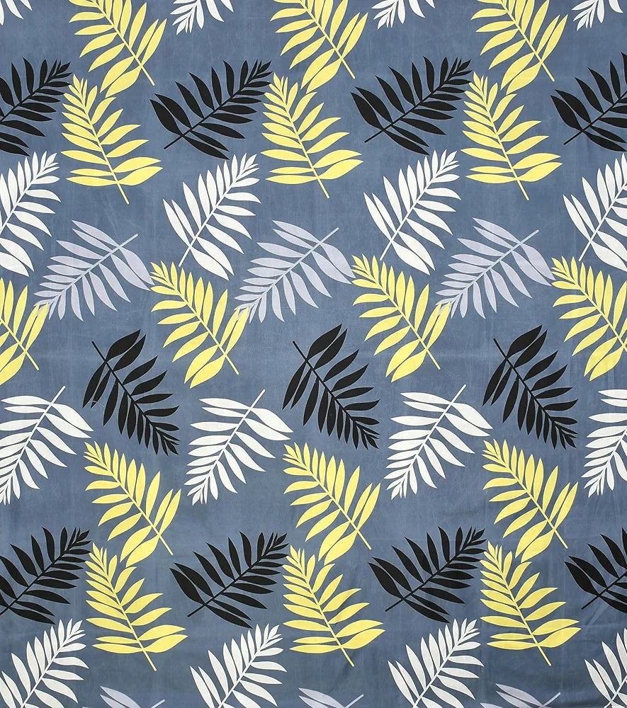 Premium Microfiber 144 TC Flat Single Bedsheets Breathable | Wrinklefree  with 1 Pillow Cover | TC - 144