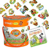 The Book Tree Alphabet Puzzle Box for Kids I Educational Toy for Kids Age 2+ I 52 Jigsaw Puzzle Pieces