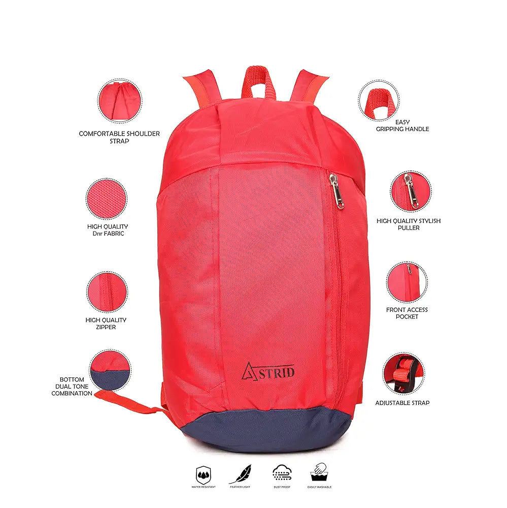 ASTRID Canvas Girls Backpack Medium Size