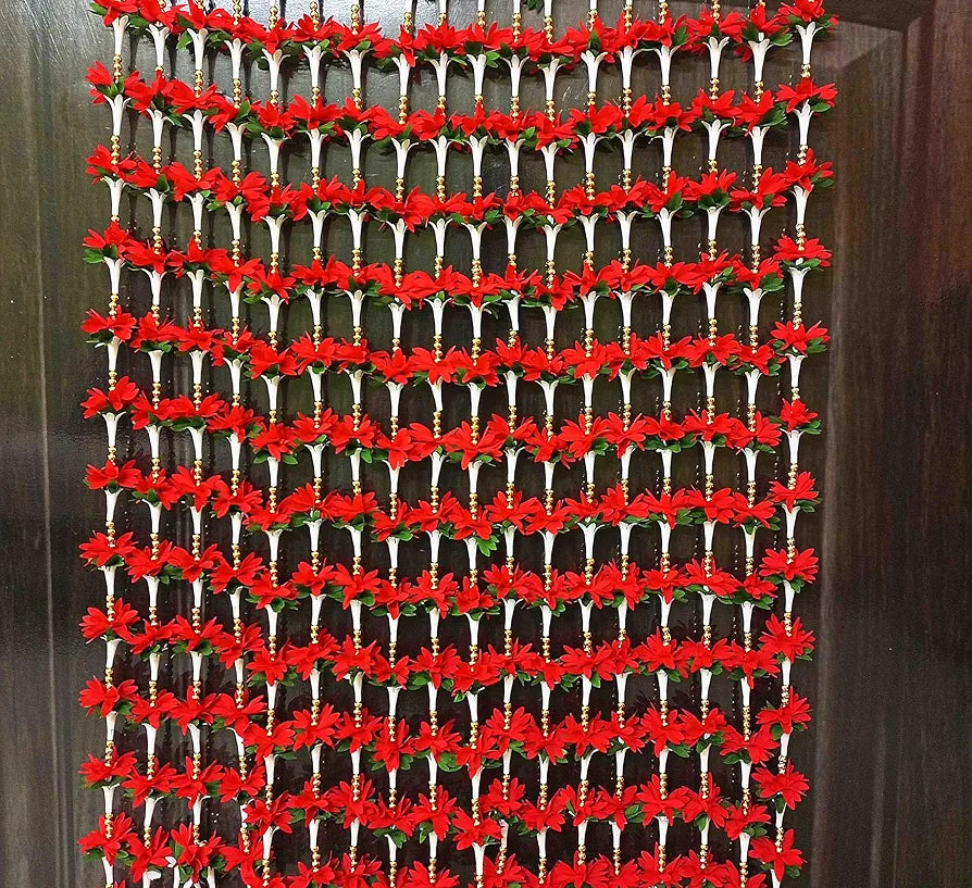 afarza Artificial Flower Garland Toran for Door Entrance Home Decoration Hanging 4Pieces 5ft 