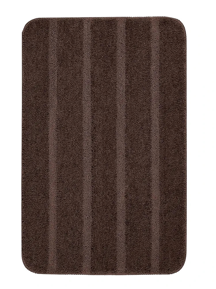 Saral Home Microfiber Soft Anti Slip Water Absorbent Door Mat | Bath Mat with Rubber Bottom | Soft & Super Absorbent Mats for Shower | Quick-Drying Mats for Kitchen Bathroom|Set of 2