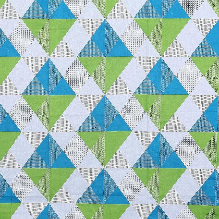 Polycotton 220 TC Floral Printed King Size Double Bedsheet with 2 Pillow Covers, 