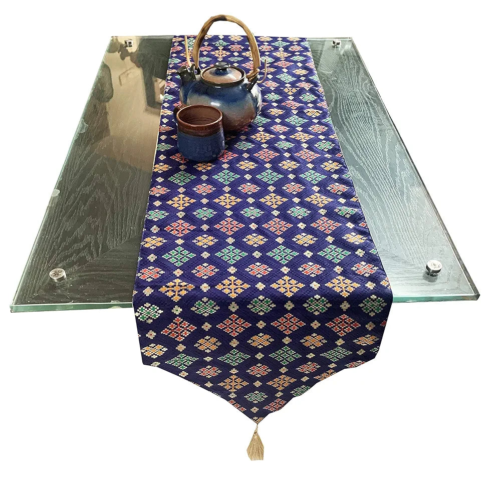Pink parrot- Art Silk Table Runner 12x70 inch-1 pc