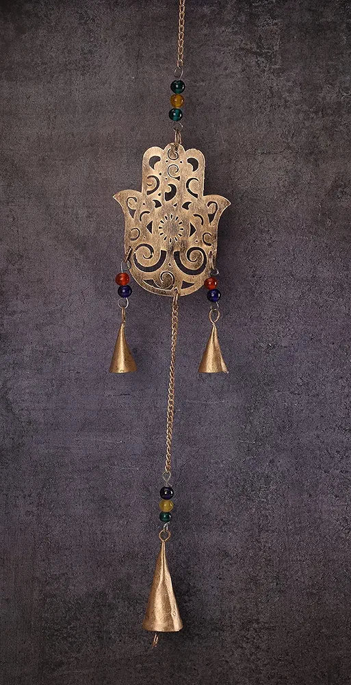 DULI Dream Catcher Traditional Indian Dreamcatcher Wall Art for Bedrooms, Home Wall, Hanging Design, Height 75 cm ,Metal, Feathers Dreamcatcher 