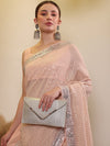 House of Pataudi Ethnic Sequence Embroidered Saree