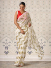 House of Pataudi Sequinned Embellished Poly Georgette Saree