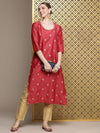 House of Pataudi Embellished Sequined Jashn Kurta