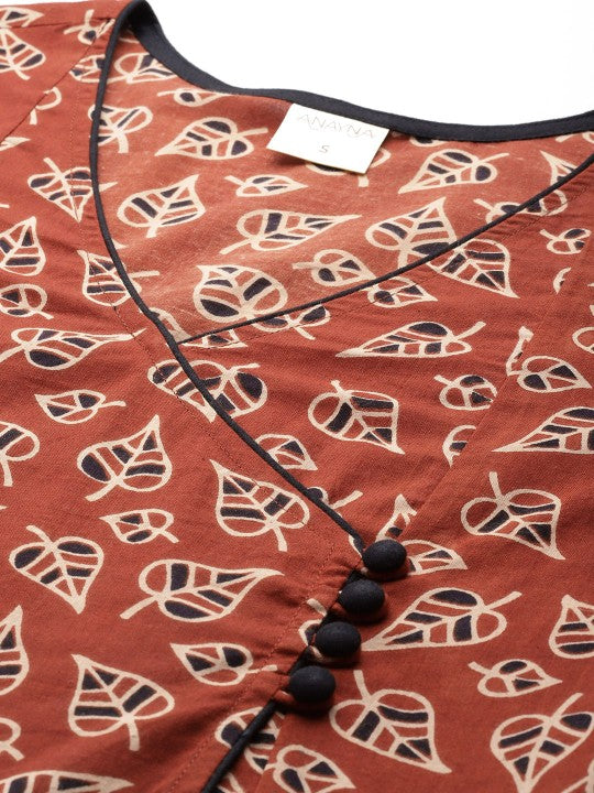 anayna Women Ethnic Motifs Printed Kurta