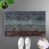 Luxe Home Super Soft Oyster Microfiber Bathroom Mat Non-Slip Bath Mat Colour Burnt Green