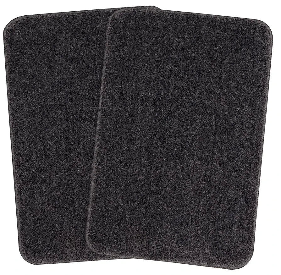 SARAL HOME EASY LIVING Microfiber Solid Rectangle Anti-Skid Bath Mats Soft & Super Absorbent Mats for Shower Washable,Non-Slip & Quick-Drying Mats for Kitchen Bathroom Set of 2