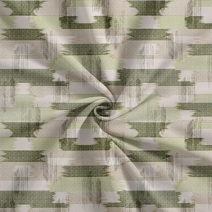 Trance Home Linen 100% Cotton 180 TC Bedsheet | Queen Size Printed Fitted Bedspread with 2 Pillow Covers 