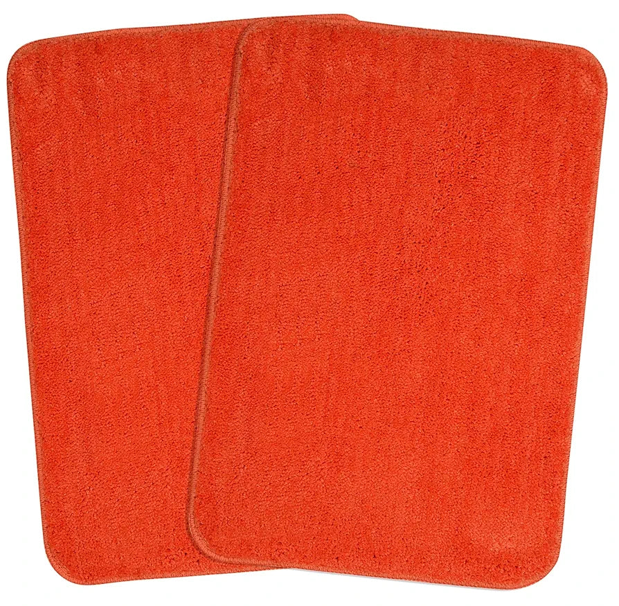 SARAL HOME EASY LIVING Saral Home Microfiber Anti-Skid Rectangular Bath Mat Pack Of 2 
