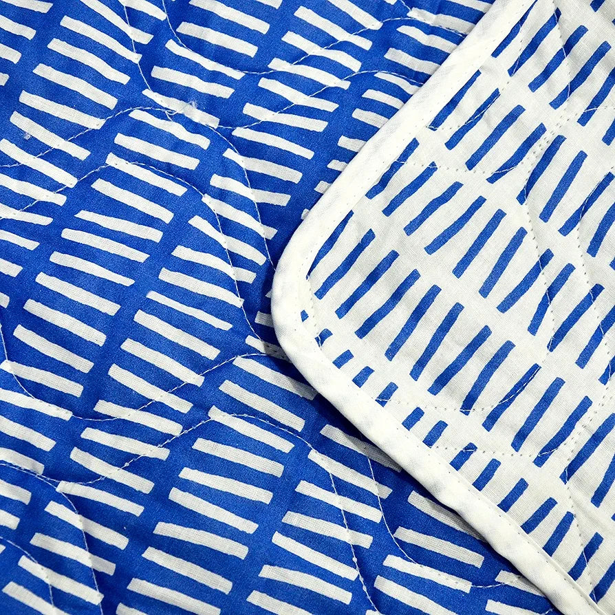 Divine Casa 100% Cotton Single Bed Cambric Comforter | Blanket for All Seasons - Luxurious Comfort and Breathability | TC - 110